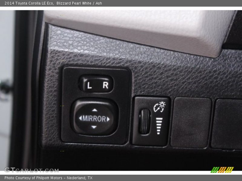 Blizzard Pearl White / Ash 2014 Toyota Corolla LE Eco