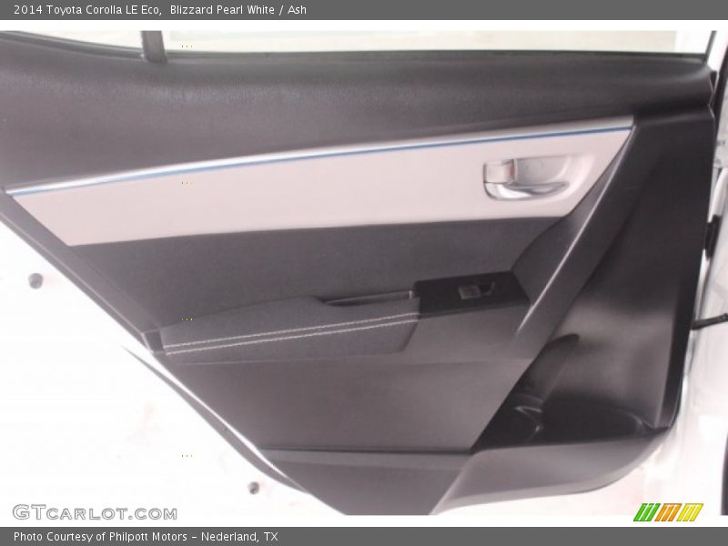 Blizzard Pearl White / Ash 2014 Toyota Corolla LE Eco