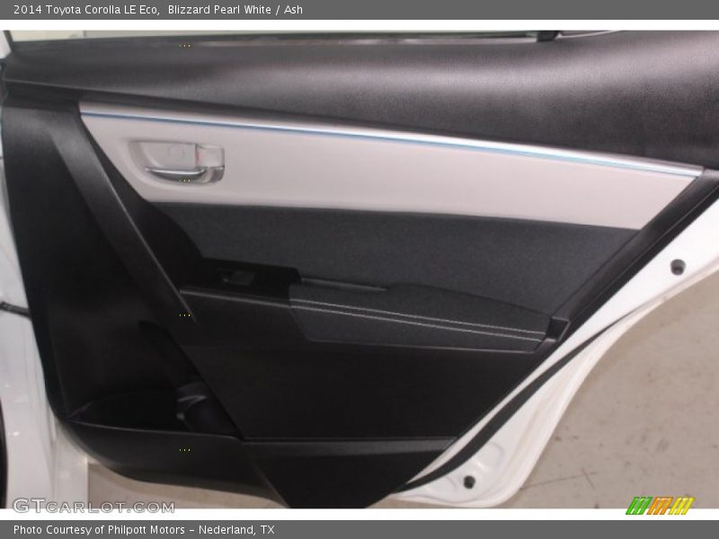 Blizzard Pearl White / Ash 2014 Toyota Corolla LE Eco