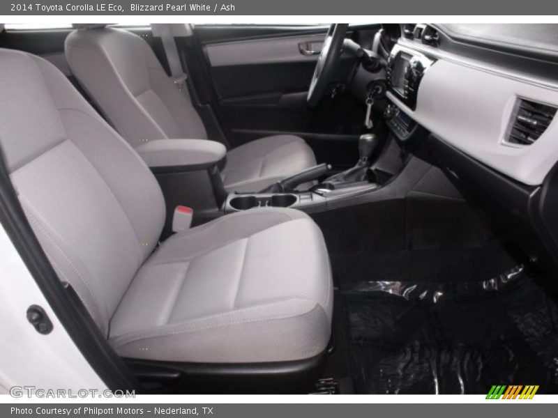 Blizzard Pearl White / Ash 2014 Toyota Corolla LE Eco