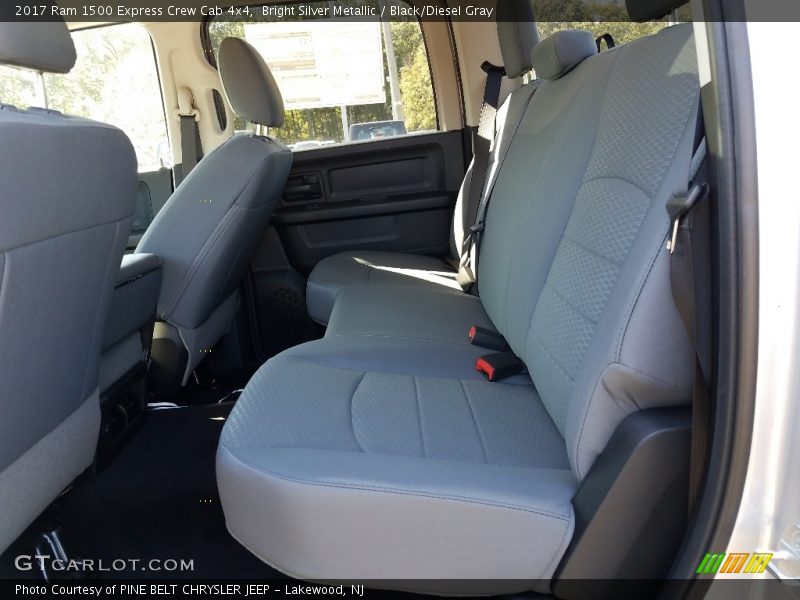 Bright Silver Metallic / Black/Diesel Gray 2017 Ram 1500 Express Crew Cab 4x4