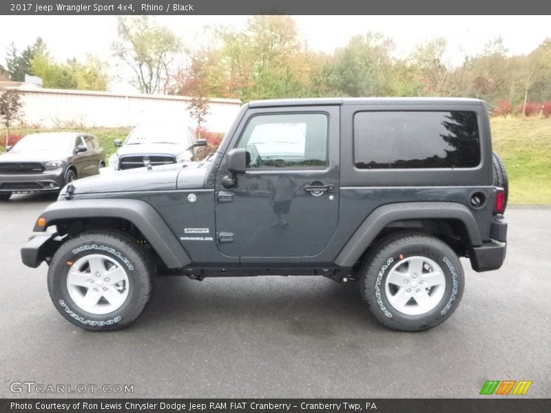 Rhino / Black 2017 Jeep Wrangler Sport 4x4