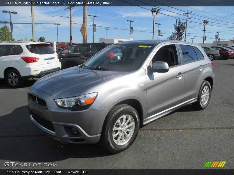 Cool Silver Metallic / Black 2011 Mitsubishi Outlander Sport ES