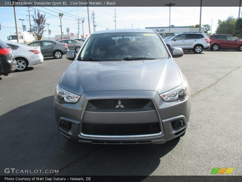 Cool Silver Metallic / Black 2011 Mitsubishi Outlander Sport ES