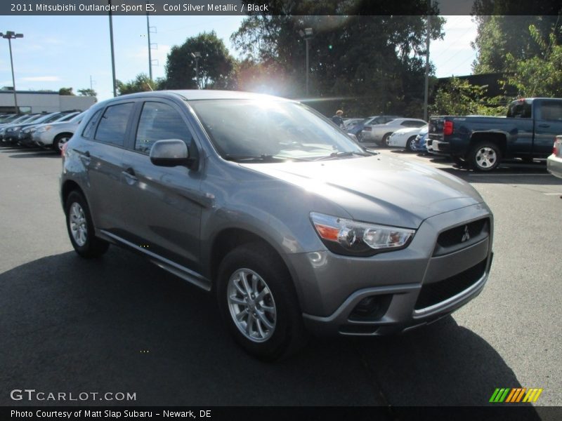 Cool Silver Metallic / Black 2011 Mitsubishi Outlander Sport ES