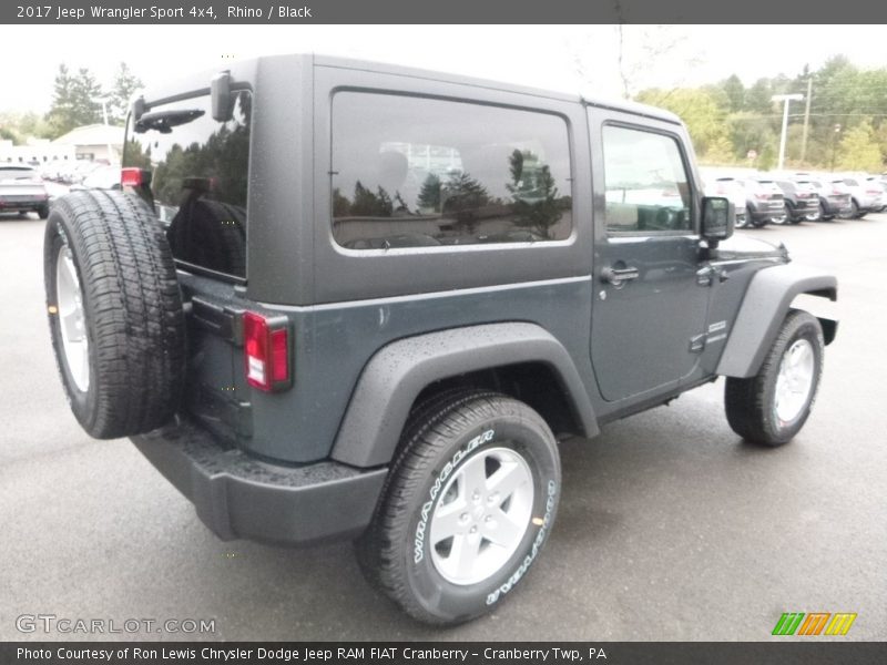 Rhino / Black 2017 Jeep Wrangler Sport 4x4