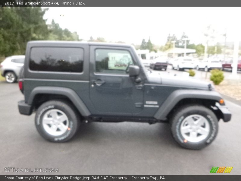 Rhino / Black 2017 Jeep Wrangler Sport 4x4