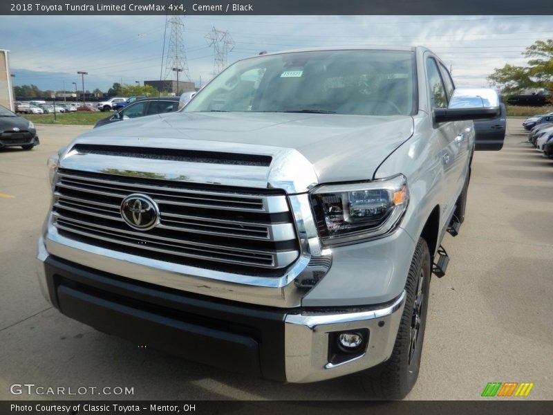 Cement / Black 2018 Toyota Tundra Limited CrewMax 4x4