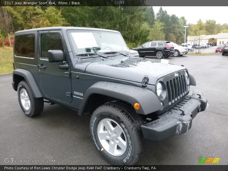 Rhino / Black 2017 Jeep Wrangler Sport 4x4