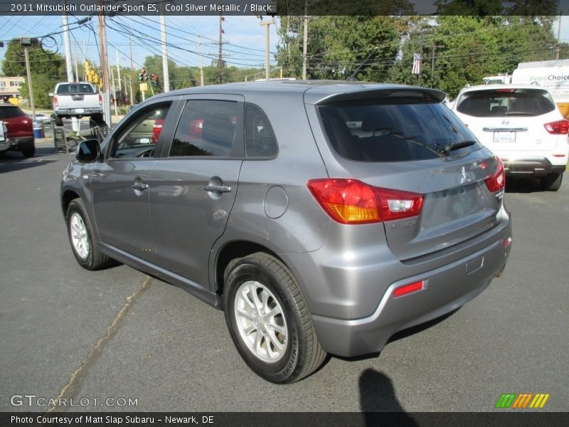 Cool Silver Metallic / Black 2011 Mitsubishi Outlander Sport ES