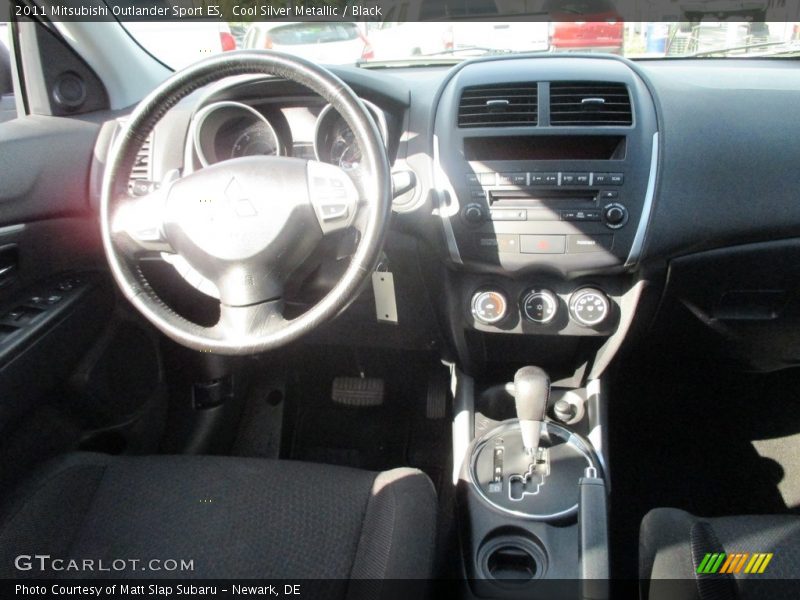 Cool Silver Metallic / Black 2011 Mitsubishi Outlander Sport ES