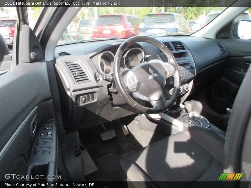 Cool Silver Metallic / Black 2011 Mitsubishi Outlander Sport ES