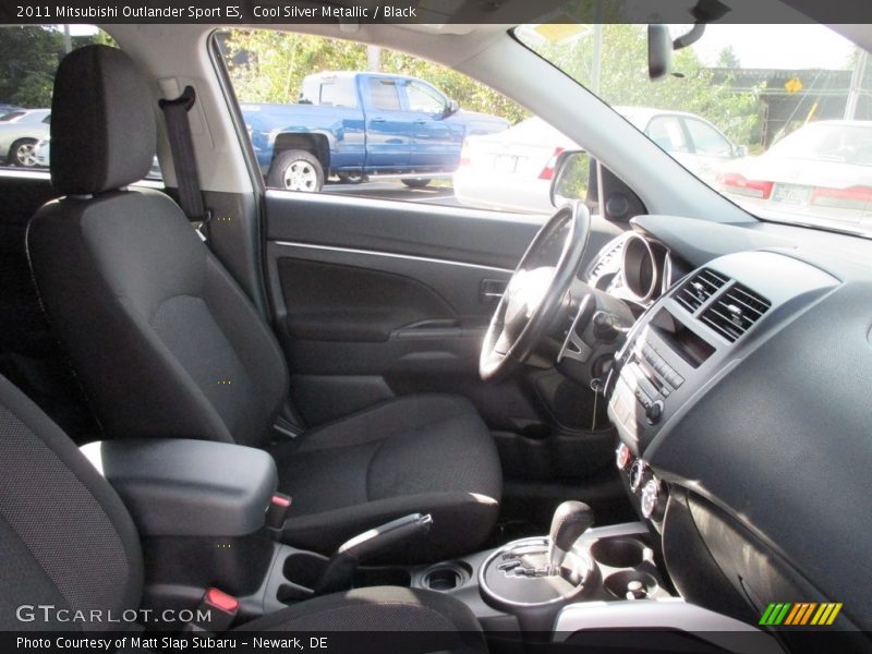 Cool Silver Metallic / Black 2011 Mitsubishi Outlander Sport ES