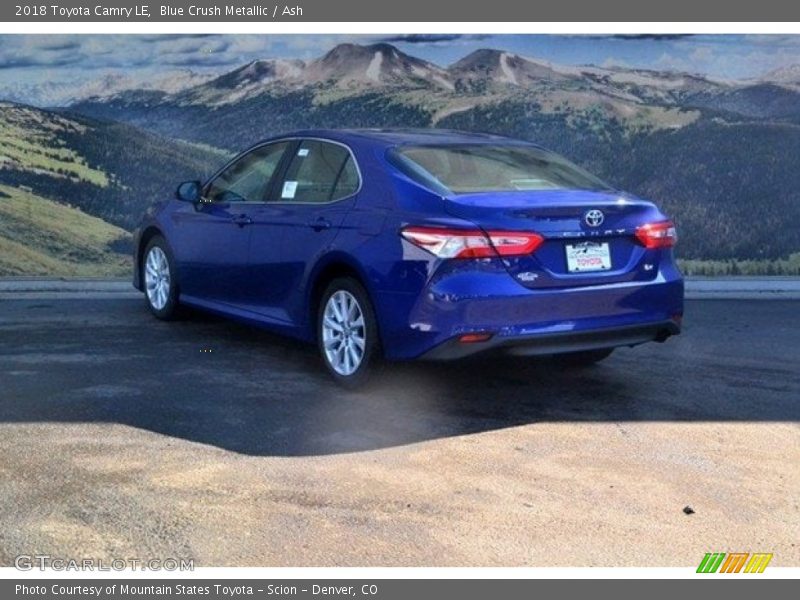 Blue Crush Metallic / Ash 2018 Toyota Camry LE