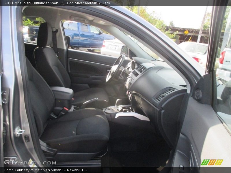 Cool Silver Metallic / Black 2011 Mitsubishi Outlander Sport ES