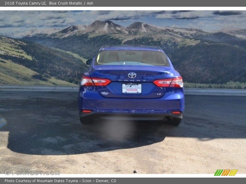 Blue Crush Metallic / Ash 2018 Toyota Camry LE