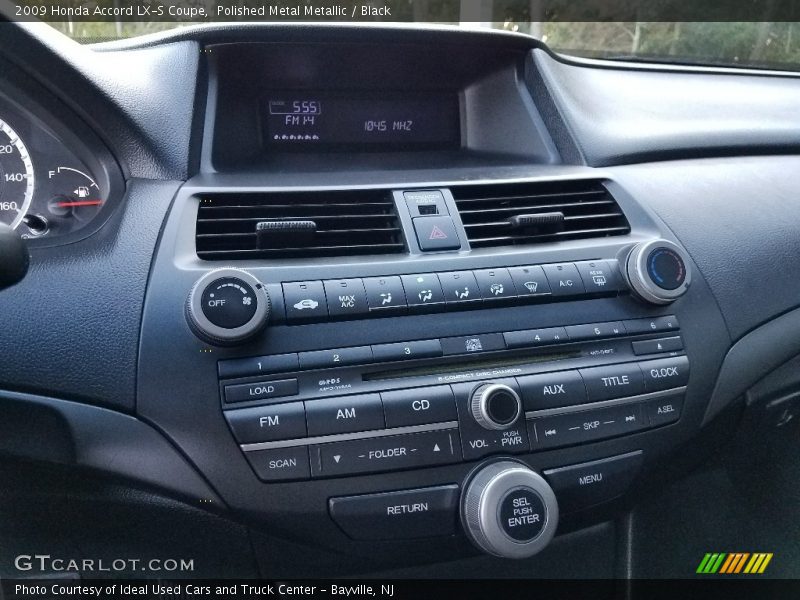 Polished Metal Metallic / Black 2009 Honda Accord LX-S Coupe