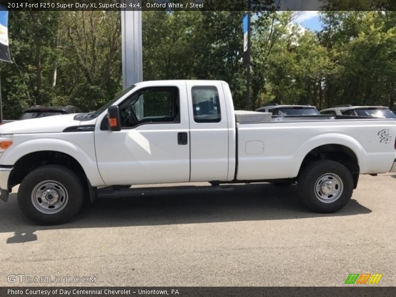 Oxford White / Steel 2014 Ford F250 Super Duty XL SuperCab 4x4