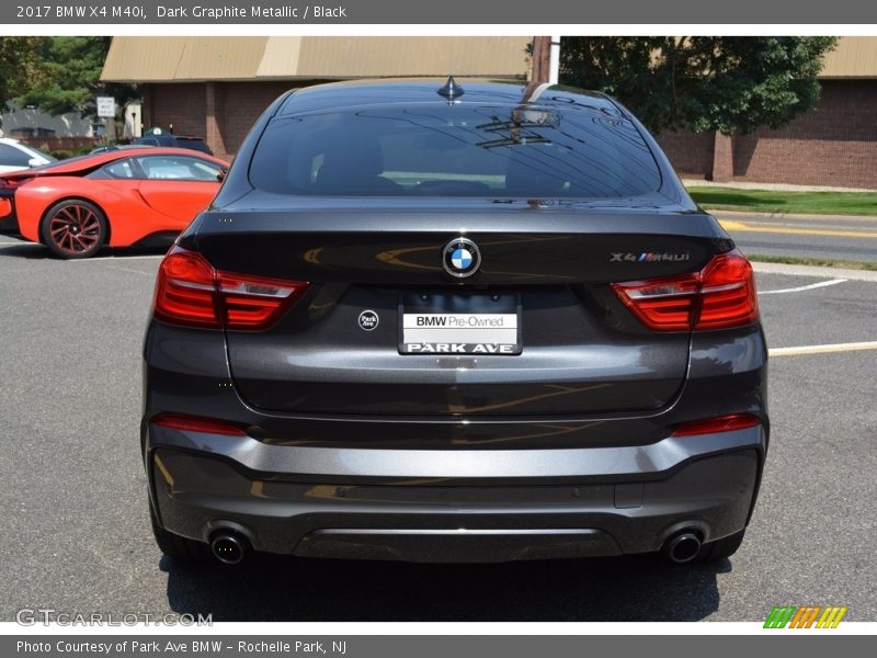 Dark Graphite Metallic / Black 2017 BMW X4 M40i