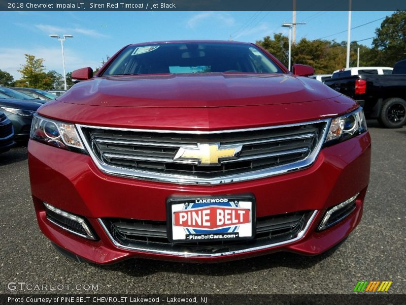 Siren Red Tintcoat / Jet Black 2018 Chevrolet Impala LT