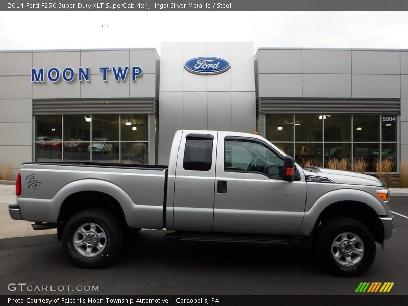Ingot Silver Metallic / Steel 2014 Ford F250 Super Duty XLT SuperCab 4x4