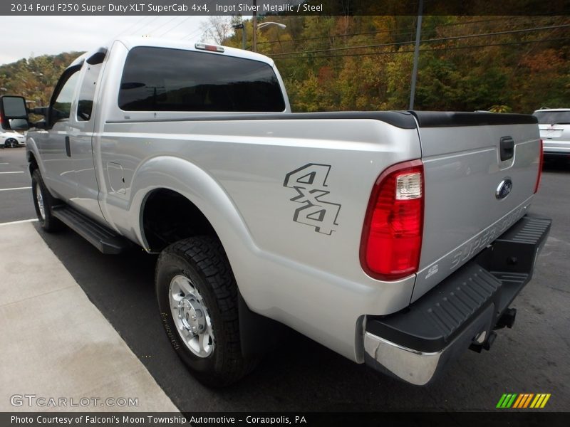 Ingot Silver Metallic / Steel 2014 Ford F250 Super Duty XLT SuperCab 4x4