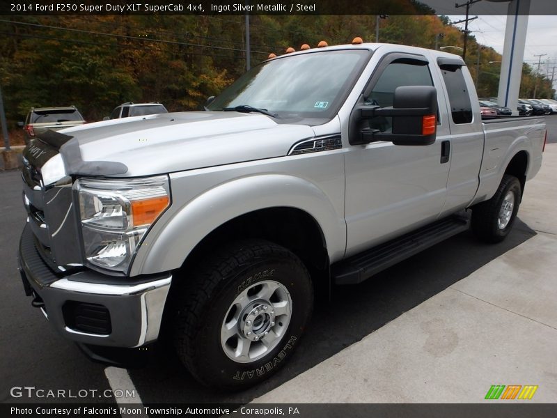 Ingot Silver Metallic / Steel 2014 Ford F250 Super Duty XLT SuperCab 4x4