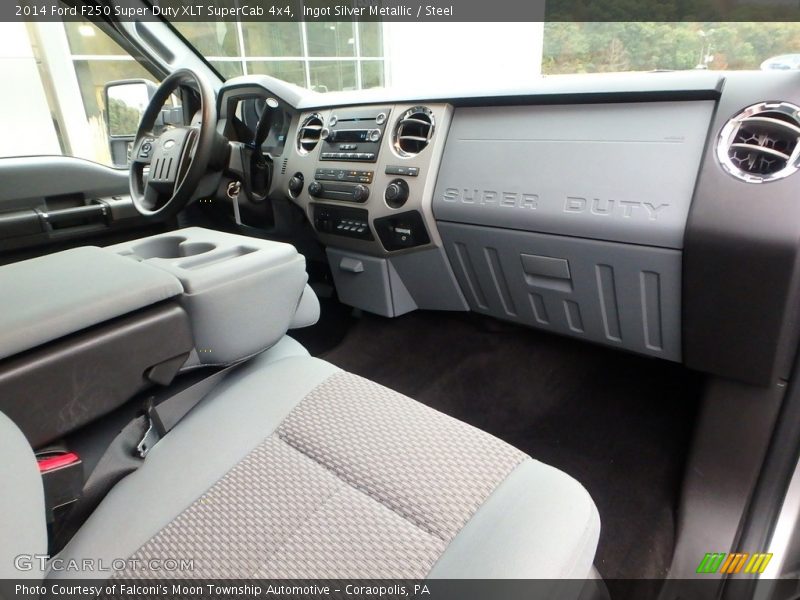 Ingot Silver Metallic / Steel 2014 Ford F250 Super Duty XLT SuperCab 4x4