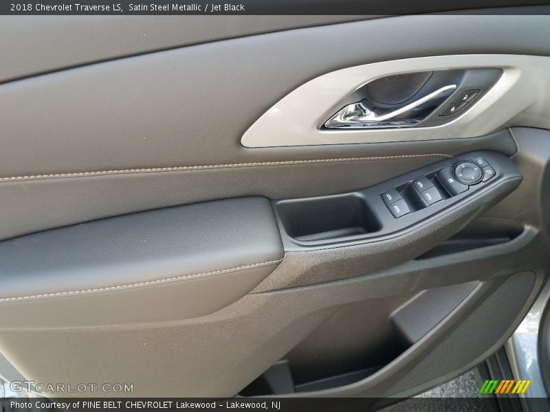 Satin Steel Metallic / Jet Black 2018 Chevrolet Traverse LS