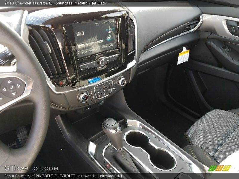 Satin Steel Metallic / Jet Black 2018 Chevrolet Traverse LS