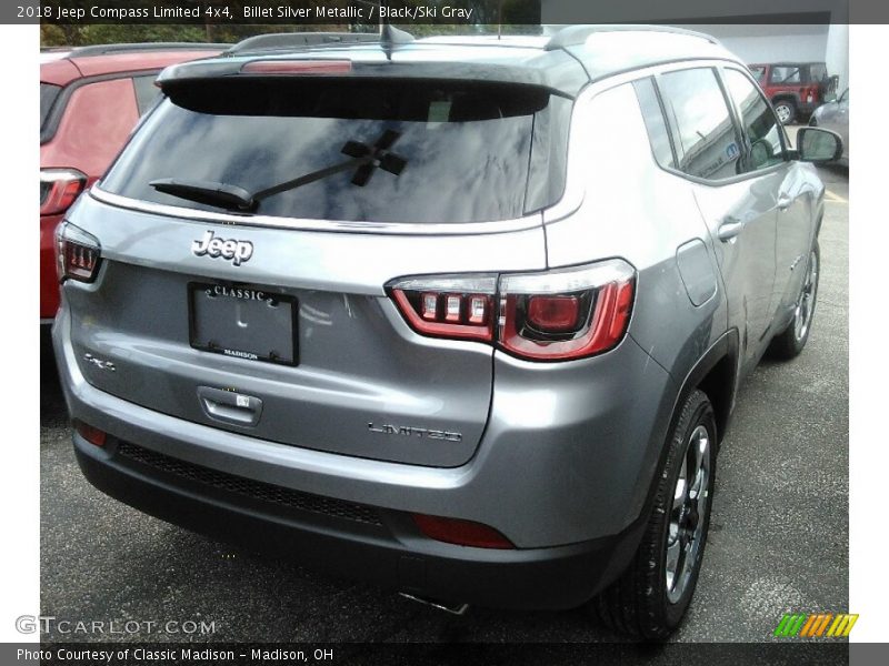 Billet Silver Metallic / Black/Ski Gray 2018 Jeep Compass Limited 4x4