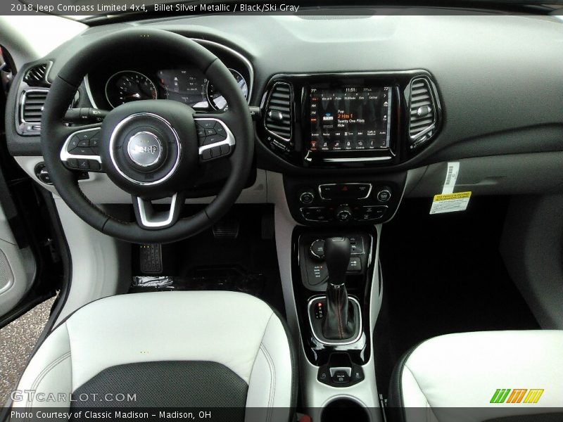 Billet Silver Metallic / Black/Ski Gray 2018 Jeep Compass Limited 4x4