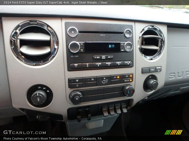Ingot Silver Metallic / Steel 2014 Ford F250 Super Duty XLT SuperCab 4x4