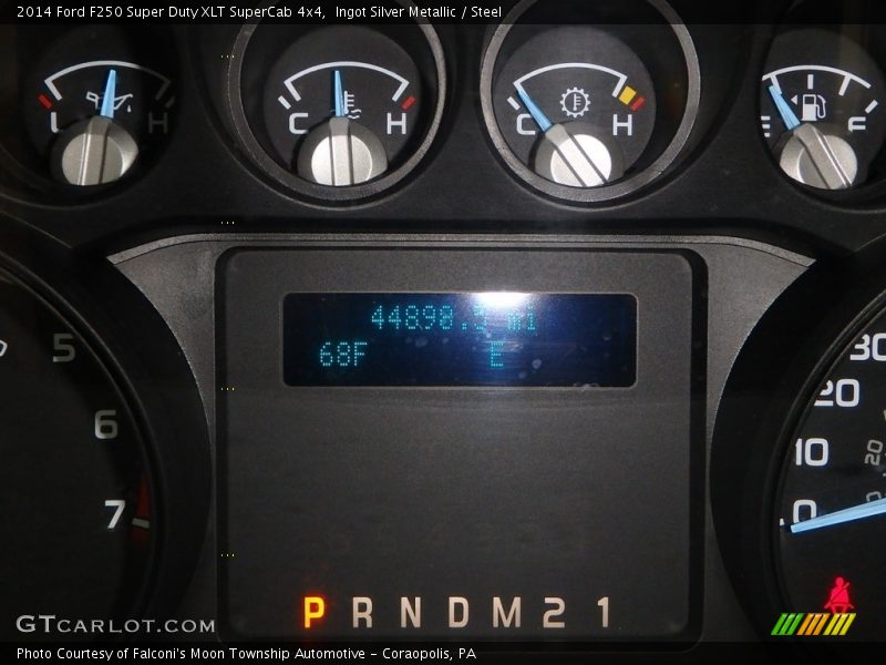Ingot Silver Metallic / Steel 2014 Ford F250 Super Duty XLT SuperCab 4x4