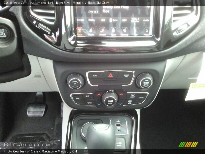 Billet Silver Metallic / Black/Ski Gray 2018 Jeep Compass Limited 4x4