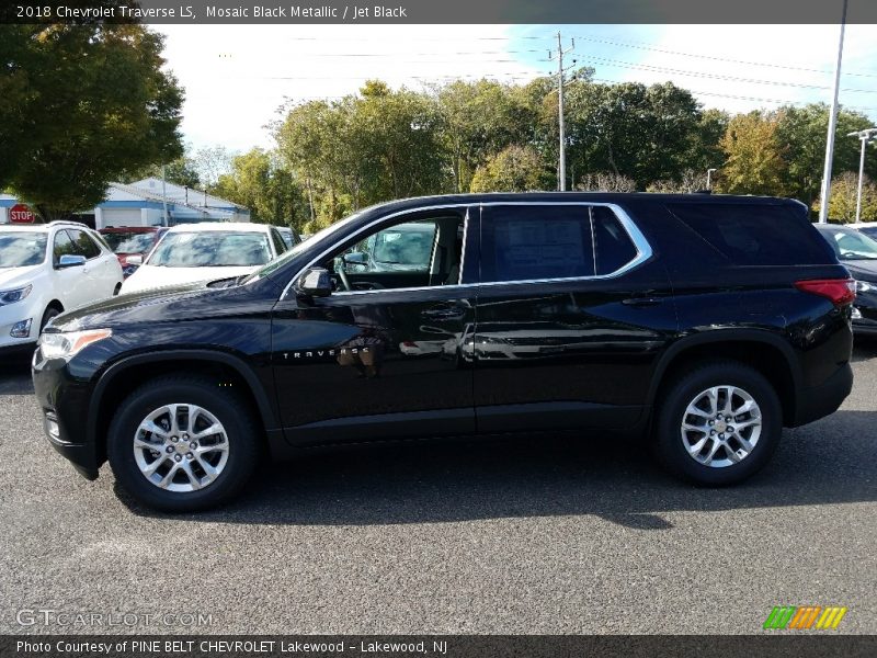 Mosaic Black Metallic / Jet Black 2018 Chevrolet Traverse LS