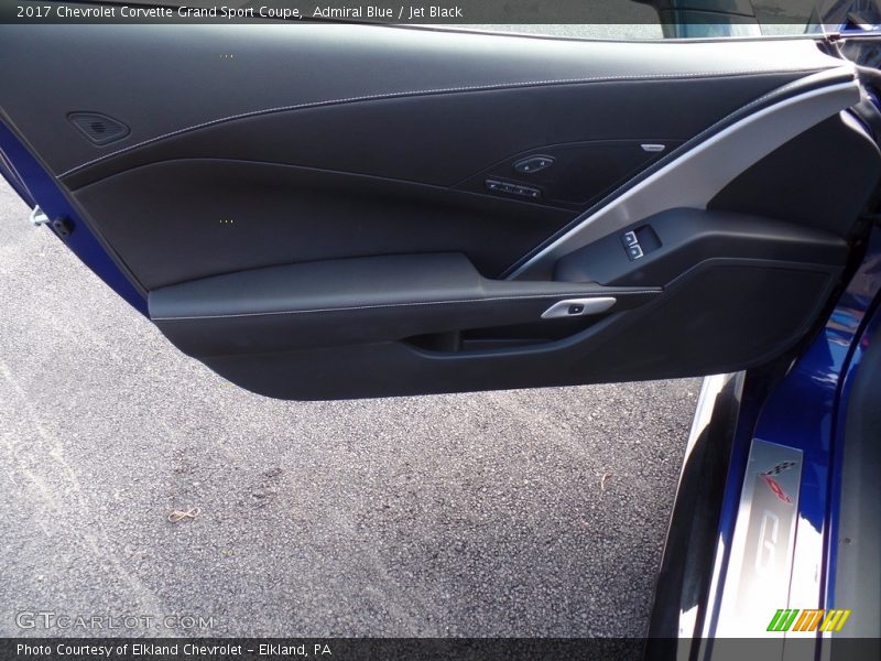 Admiral Blue / Jet Black 2017 Chevrolet Corvette Grand Sport Coupe