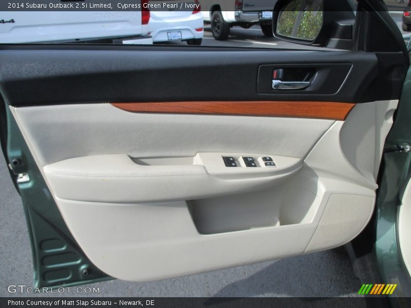 Cypress Green Pearl / Ivory 2014 Subaru Outback 2.5i Limited