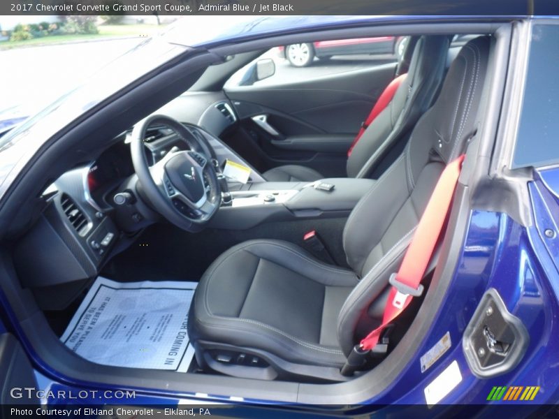 Admiral Blue / Jet Black 2017 Chevrolet Corvette Grand Sport Coupe