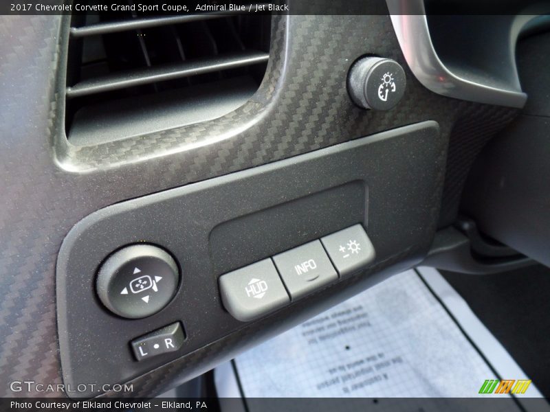 Admiral Blue / Jet Black 2017 Chevrolet Corvette Grand Sport Coupe
