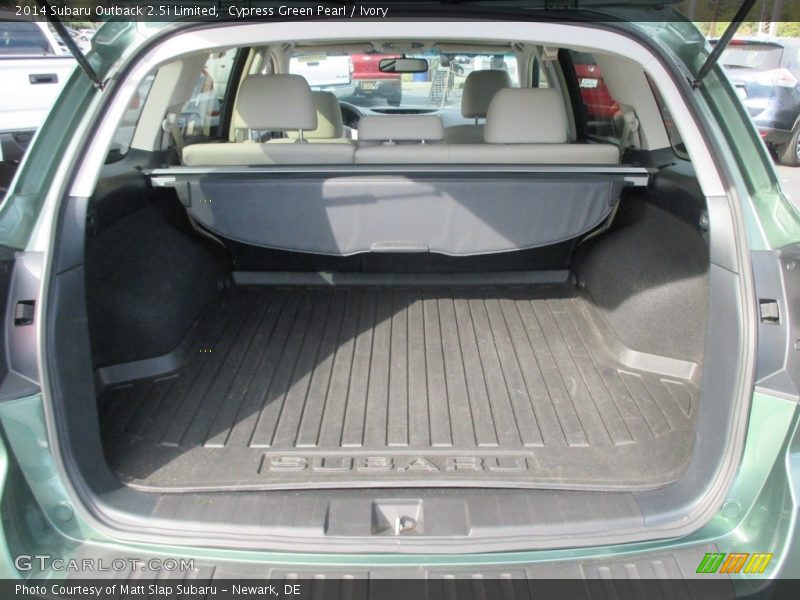Cypress Green Pearl / Ivory 2014 Subaru Outback 2.5i Limited