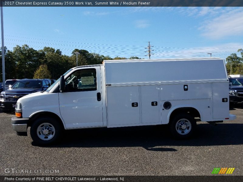 Summit White / Medium Pewter 2017 Chevrolet Express Cutaway 3500 Work Van
