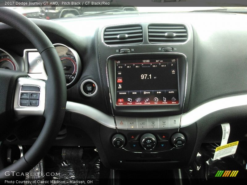 Pitch Black / GT Black/Red 2017 Dodge Journey GT AWD