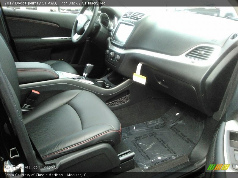 Pitch Black / GT Black/Red 2017 Dodge Journey GT AWD