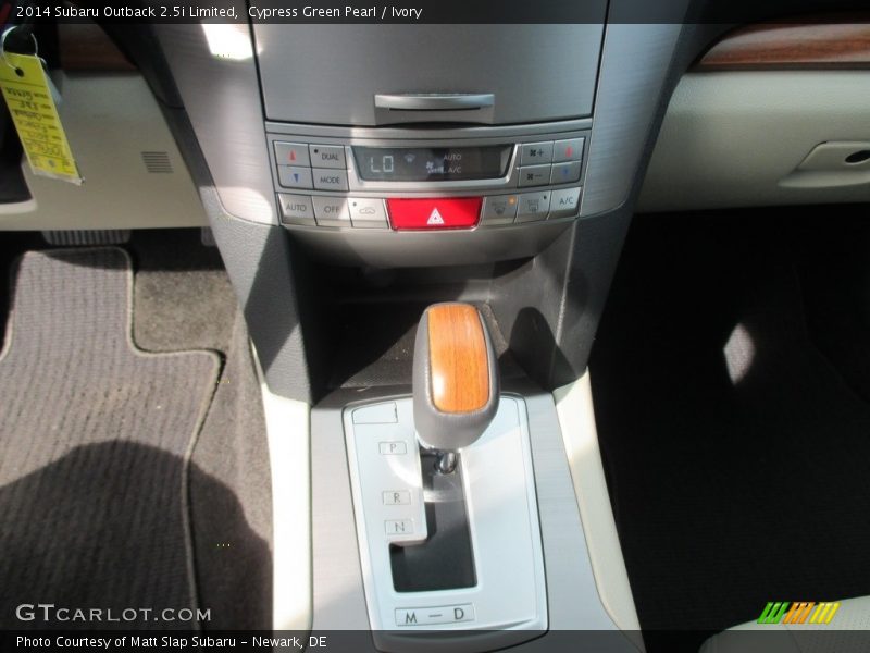 Cypress Green Pearl / Ivory 2014 Subaru Outback 2.5i Limited