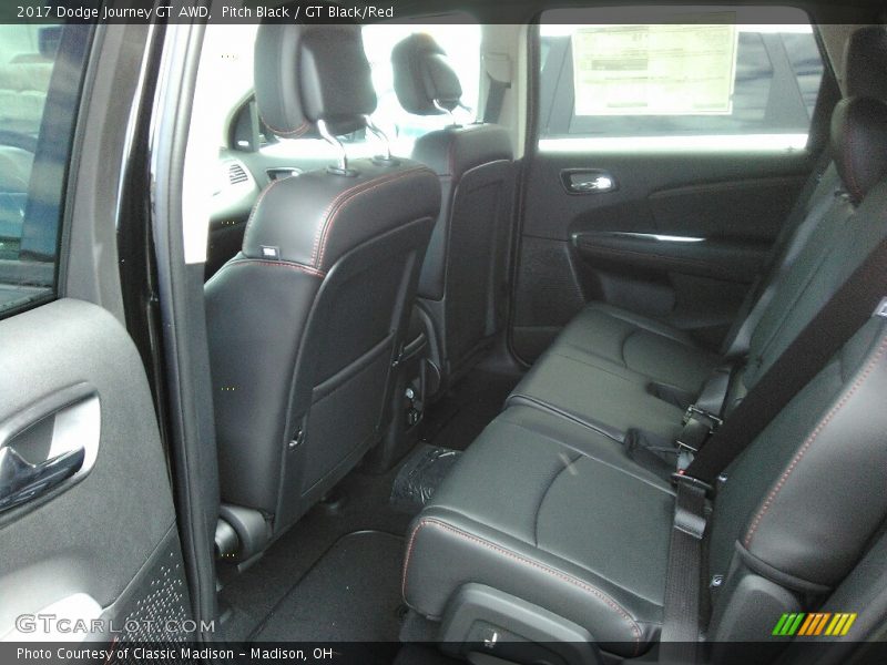 Pitch Black / GT Black/Red 2017 Dodge Journey GT AWD