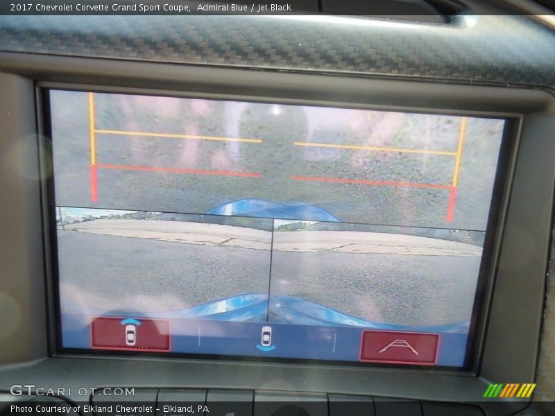Admiral Blue / Jet Black 2017 Chevrolet Corvette Grand Sport Coupe