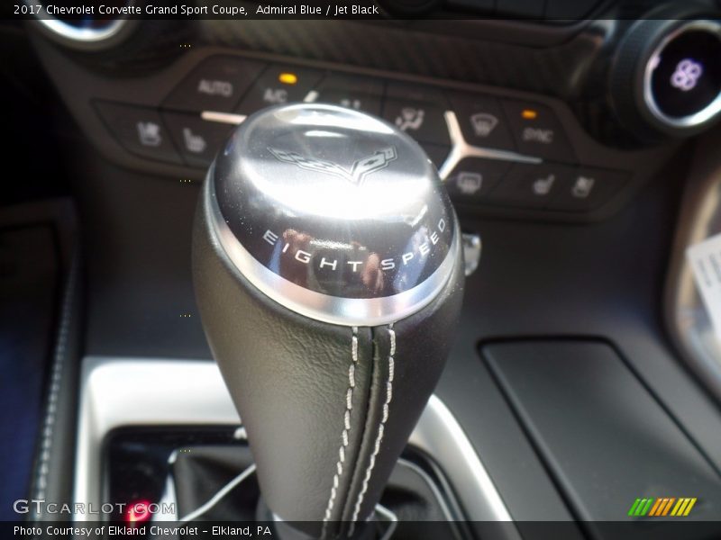 Admiral Blue / Jet Black 2017 Chevrolet Corvette Grand Sport Coupe