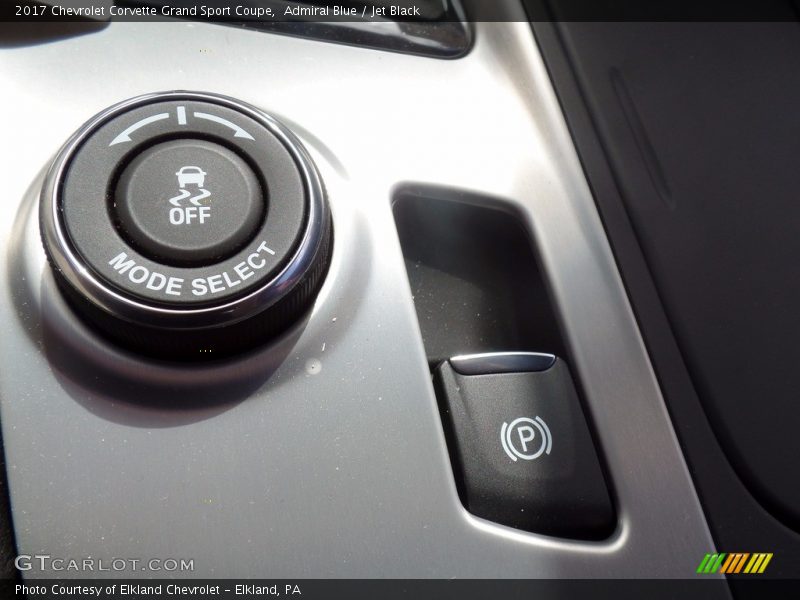 Admiral Blue / Jet Black 2017 Chevrolet Corvette Grand Sport Coupe