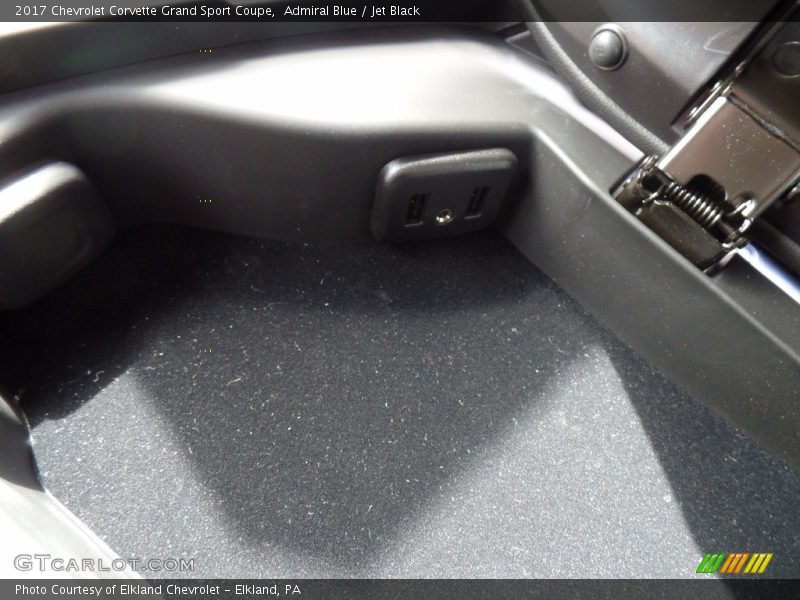 Admiral Blue / Jet Black 2017 Chevrolet Corvette Grand Sport Coupe